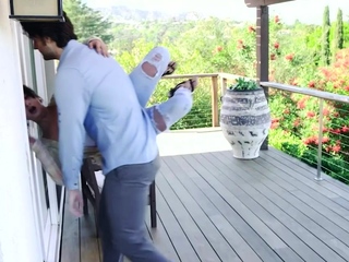 ExxxtraSmall -Teen Brat Tied up and fucked from behind